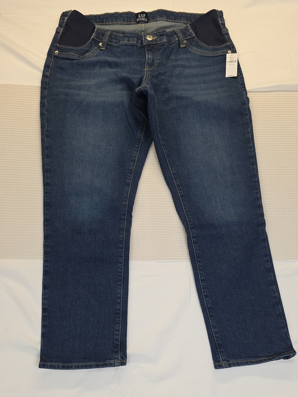GAP Maternity Dark Blue Stretch Jeans - Comfortable Everyday Fit 32/14